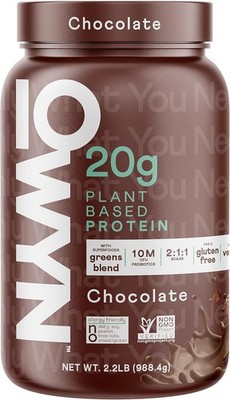 OWYN Only What You Need Chocolate Flavored Protein Powder, 20g Protein, 4g Sugar