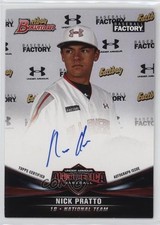 2017 Bowman Draft Under Armour All-America Game 69/199 Nick Pratto Auto 0rf