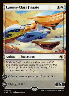 x1 Lumen-Class Frigate - Foil R MTG Edge of Eternities M/NM, English