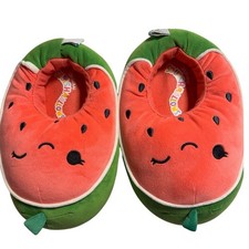 Kids Squishmallows Watermelon Slippers Size 5-6