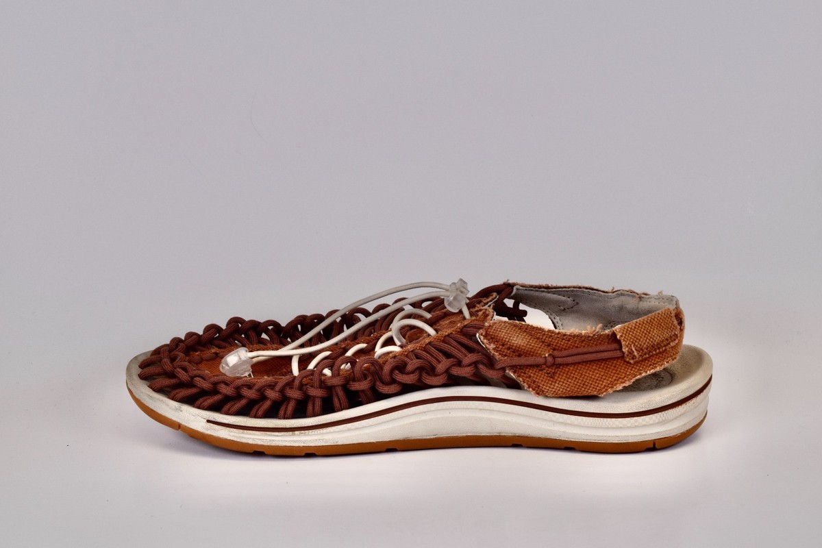 KEEN Mens UNEEK Paracord Braided Rope Brown Suede Waterproof  display picture 3