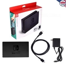 Original Nintendo Switch Charging Dock+AC Adapter Power Cable+HDMI CABLE Set TV