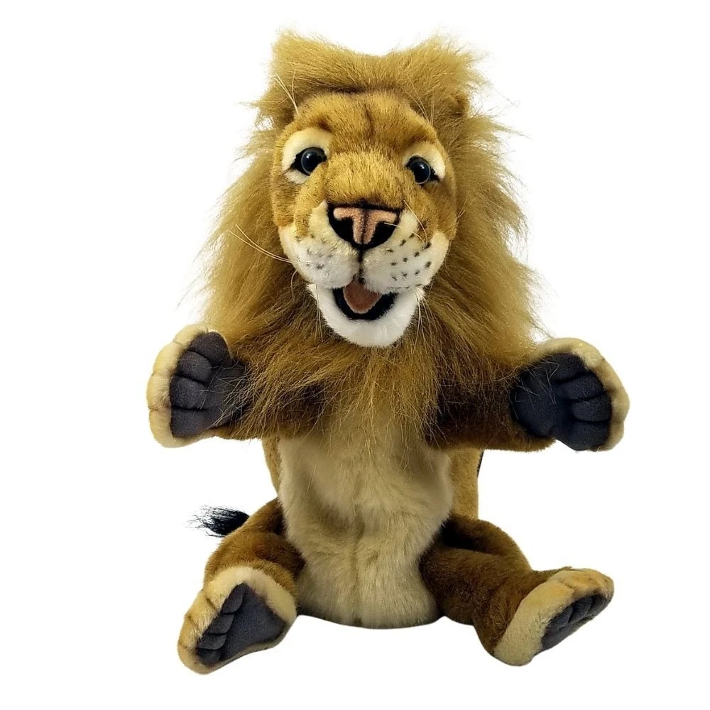 Lion Full Body Hand Puppet Doll by Hansa Real Looking Plush An...