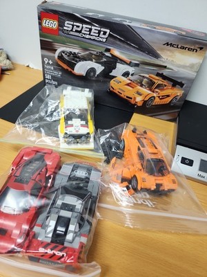 (4) Lego Cars Speed Champions McClaren, Ferrari, Audi