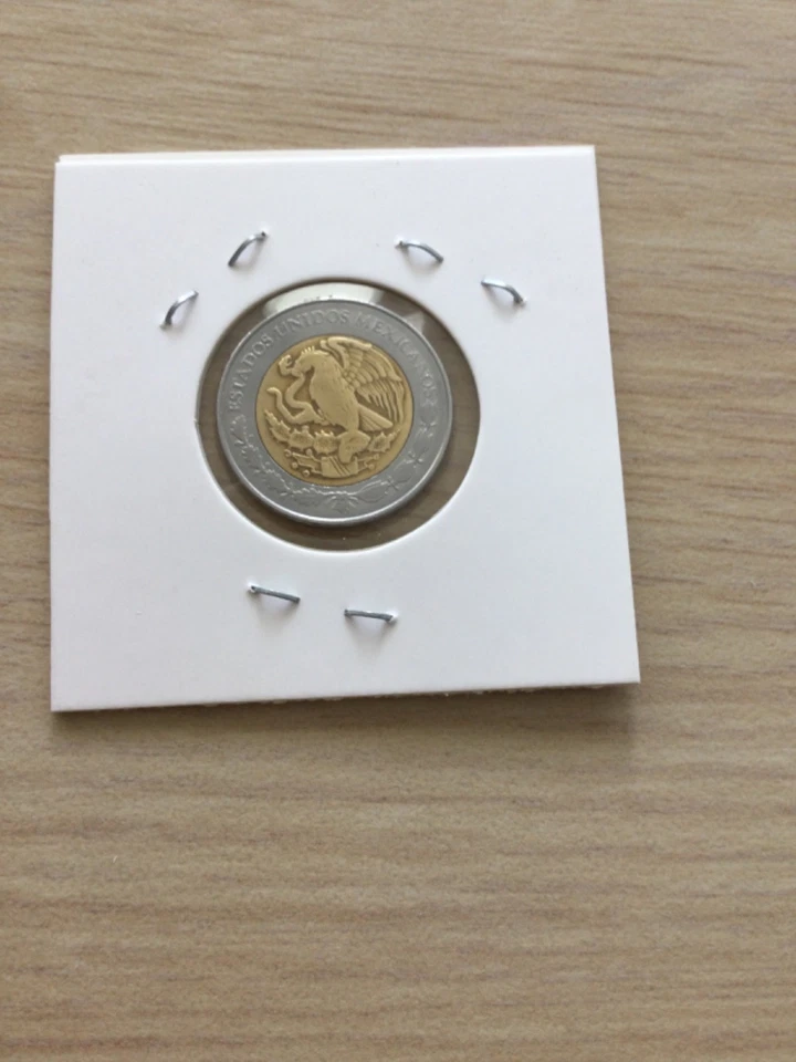 1994 Mexicanos 1..00 $ ( 8P10) nice Mexican coin - Image 3 of 4