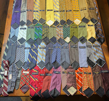 LOT - 96 Ties (incl. 47 Brooks Brothers) Zenga, Andover Shop, Behar, RL, Vintage