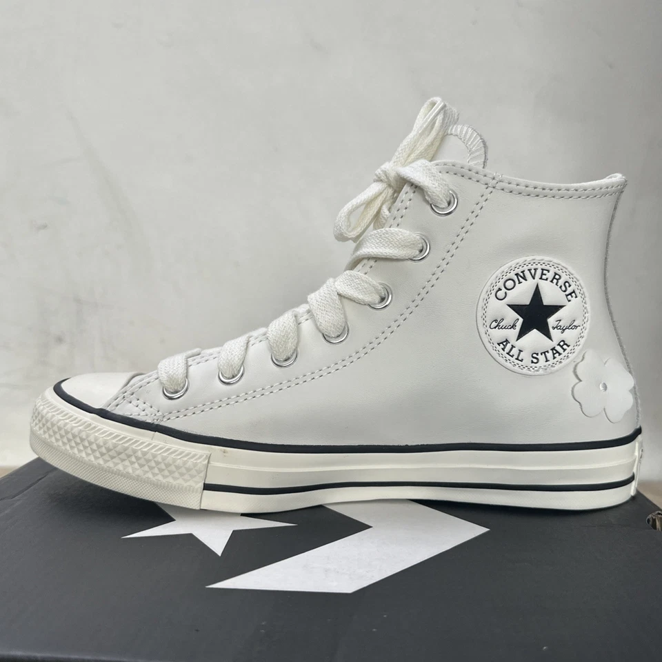 Converse 3D Flowers Trainers Off White Women's Shoes UK 5 EU 37.5 High Top CTAS - Image 3 of 4