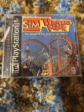 SimTheme Park (PlayStation 1, Ps1) CIB Complete w/ Reg Card & Tested Ships Fast