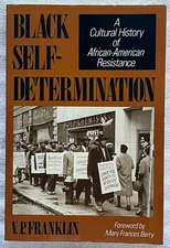 BLACK SELF DETERMINATION Cultural History Of Black Resistance V.P. FRANKLIN VG+