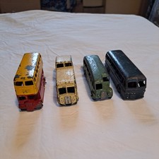 Dinky Toys - Unboxed - 4 x assorted buses - see details below