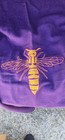  VINTAGE WOOL STADIUM BLANKET 1960'S  ALABAMA  YELLOW JACKETS EMBROIDERED  — photo 3