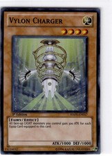 Yu-Gi-Oh 1st edition Vylon Charger Super Rare #HA05-EN017