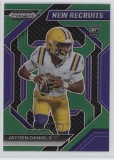 2024 Panini Prizm Draft Picks New Recruits Green Jayden Daniels #NR-JDS 1h98
