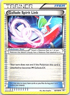 XY - Roaring Skies #83/108 Gallade Spirit Link