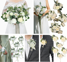Large White Artificial Wedding Flower Package for Rustic Ceremonies