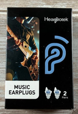 Hearprotek Concert Ear Plugs, 2Pairs Reusable High Fidelity Musician Ear Plugs