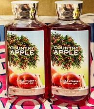 2 X New Bath  Body Works Country Apple Shower Gel 10 Fl Oz Each