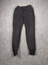 Nike Jogger Sweatpants Mens Small Black Tech Fleece Pants Pockets Athletic