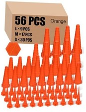 Orange 56-Pack Hydraulic Oil Service Plugs - Large Medium  Small Sizes