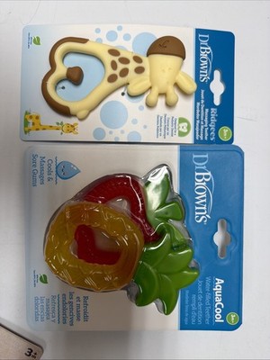 NEW Dr. Browns Teether (2pack) Ridgees And AquaCool