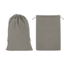 Headphone Bag, 2 Pcs 15.75x11.81 Inch Headset Carrying Pouch Gray