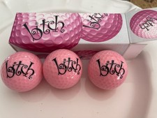 funny gift golf balls brand new in bitch box