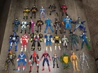 Vintage Figure Lot Of 29 Batman Power Rangers Spiderman Kenner Toybiz