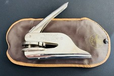 VINTAGE Atlanta 'Make It Official' Pocket Seal Notary Embossing Stamp w/Case