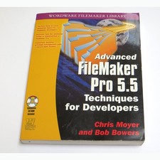 Advanced FileMaker Pro 5.5 Techniques for Developers Book WITH CD 2002