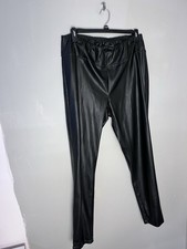 Lauren Ralph Lauren Womens Faux Leather Leggings Pants Sz 20