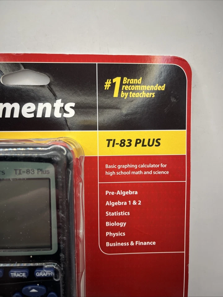 NEW Texas Instruments TI-83 Plus Graphing Calculator - Black - Image 3 of 4