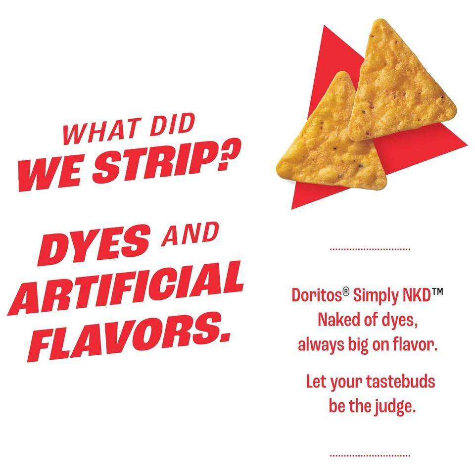 Doritos Simply No Artificial Flavors Nacho Cheese Tortilla Chips Bag, 9.25 oz - Image 2 of 4