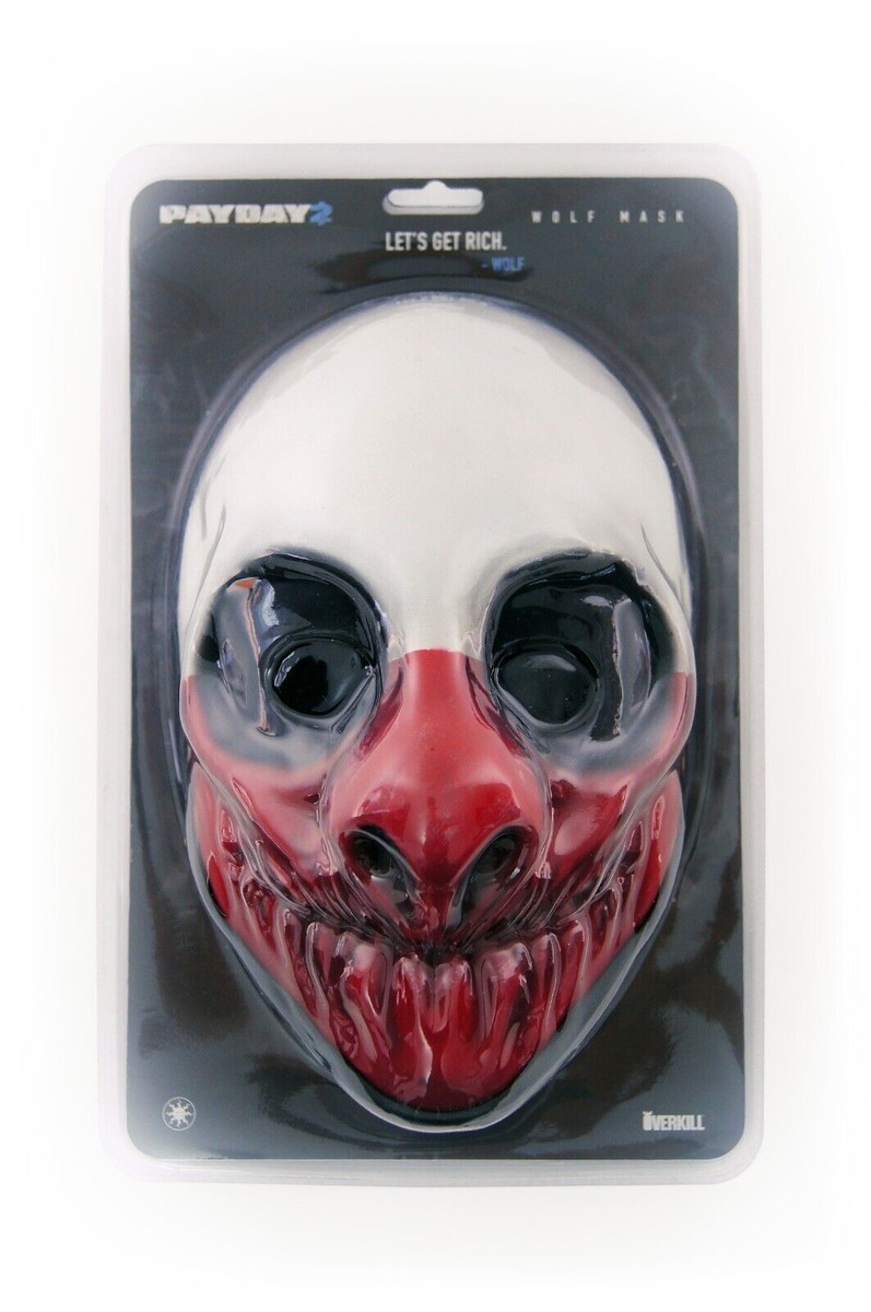 Payday 2 - 4 x Mask - Dallas, Houston, Chains & Wolf by Gaya