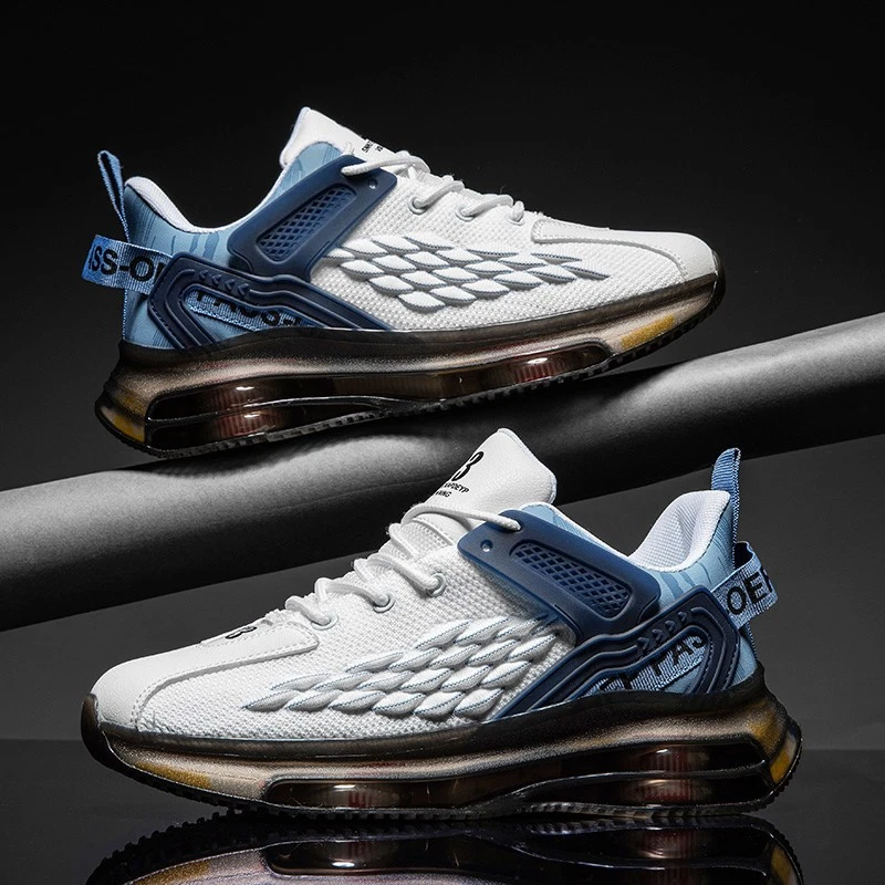 2025 Nuevo Hombre Zapatos Informales Aire Libre Transpirables Cómodos Correr Tenis EE. UU. Talla 7-12 Foto 4 de 4