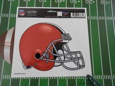 Cleveland Browns 3 x 4 Window Cling Decal / Ultra Decal NFL LICENSED