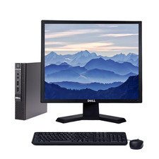 Dell MICRO TINY Mini PC Desktop Core i7 16GB 1TB SSD PC w/ 24 Inch Monitor WiFi