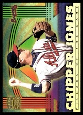 Chipper Jones 1999 Pacific Crown Royale #2 Atlanta Braves FREE SHIP AutographDen