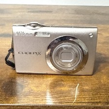 Nikon COOLPIX S4000 12MP Digital Camera Champagne silver *AS IS LENS ERROR* PR