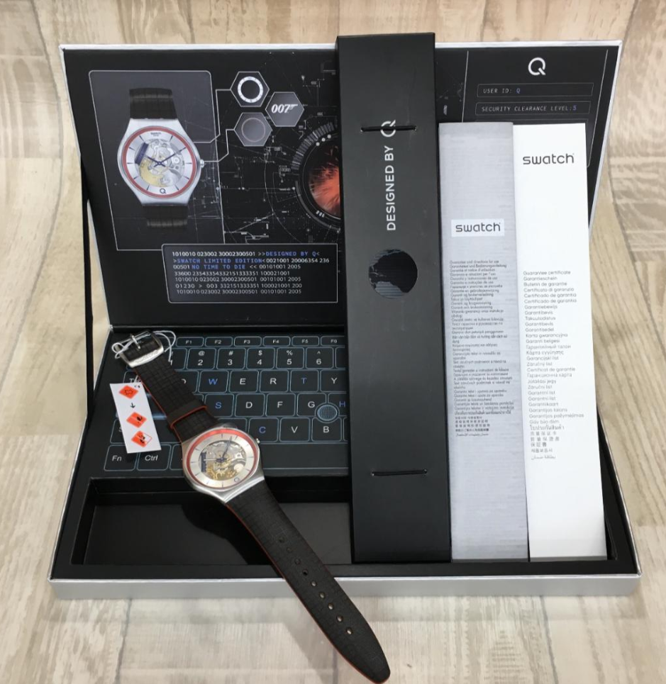 New with tag Swatch x 007 Q Collaboration Watch No Time To Die