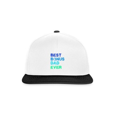 Best Bonus Dad Ever Snapback Cap