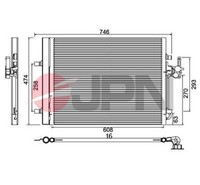 Kondensator Klimaanlage JPN 60C9096-JPN FüR Ford Mondeo 4 Turnier BA7 MAX WA6 2