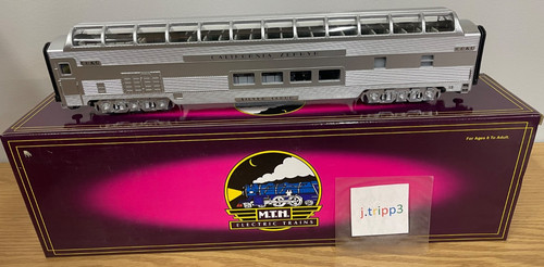 Tren MTH 20-6745 California Zephyr CB&Q Full Vista Dome Pasajeros Escala O | Zustand: New