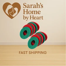 12 Pieces Battery Terminal Anti Corrosion Battery Terminal ProtectorGreen, Red