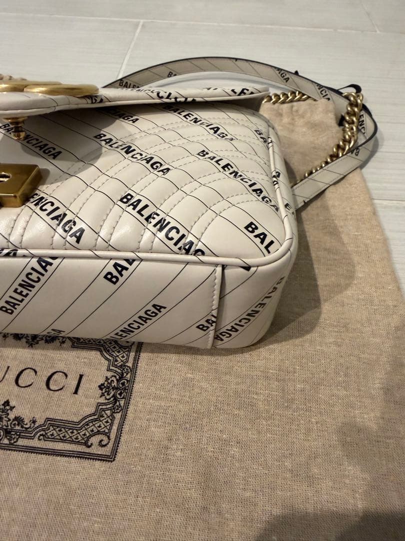 GUCCI x BALENCIAGA Hacker GG Marmont 801298 thumbnail 7