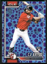 2026 Topps Series 1 - C.J. Kayfus #35 Purple & Blue Polka Dots (RC)