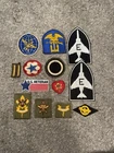 New ListingVintage Estate Lot Of 13 Assorted WWII/ WW2 Military Patches- Mixed- Used