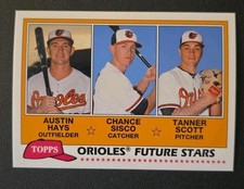 2018 Topps Archives Rookie Future Stars Trios RC Orioles