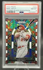 Mike Trout 2022 Panini Prizm Stained Glass Red/White/Blue Prizm - PSA 8 Angels