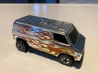 Hot Wheels Redline Van Chrome Flames Red Orange Yellow Rare Chase VHTF