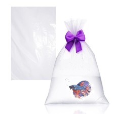 Clear Plastic Fish Transport Bags 2 Mil Poly Aquarium Bags 1000 Count 10 x 24 in